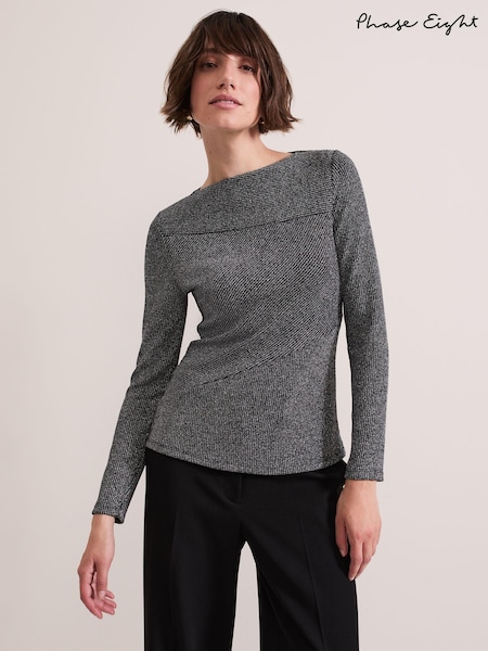Phase Eight Clarissa Shimmer Rib Top (AG4822) | 50 €