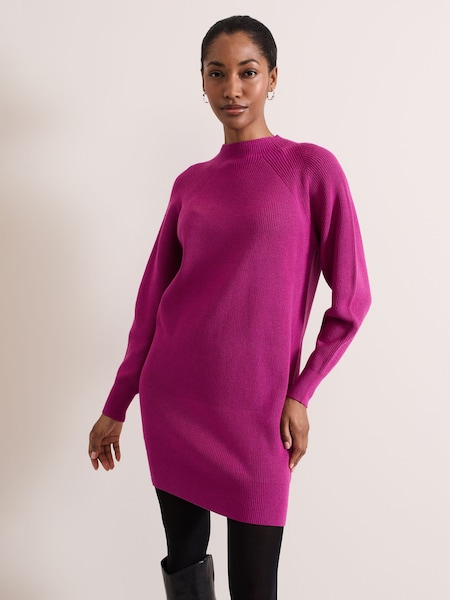 Phase Eight Pink Eliana Jumper Dress (AG4839) | AED276