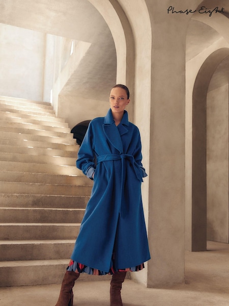 Phase Eight Darcy Double Faced Wool Smart Coat (AG4849) | ‏1,001‏₪