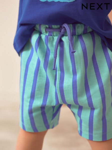 Albastru turcoaz - Cu modele Pantaloni scurți (3ms-7yrs) (AG4932) | 37 LEI - 52 LEI
