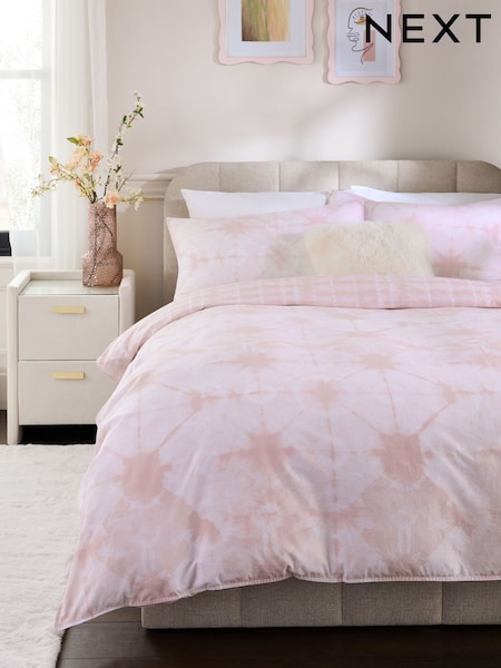 100% Cotton Tie Dye Reversible Duvet Cover and Pillowcase Set (AG5046) | €28 - €62