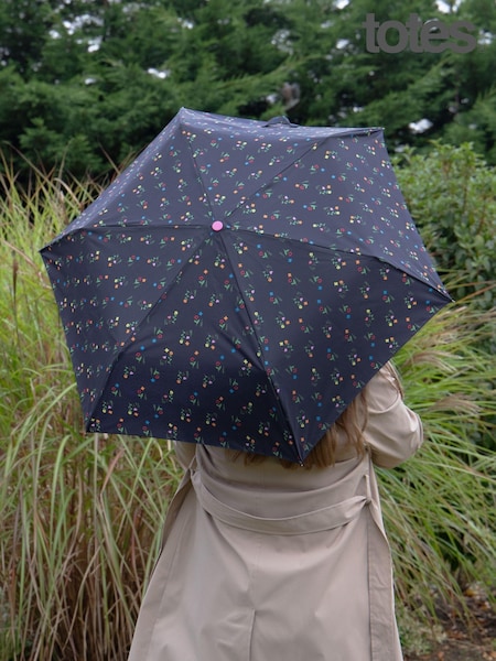 Albastru - Totes Supermini Eco-brella Umbrella (AG5053) | 119 LEI