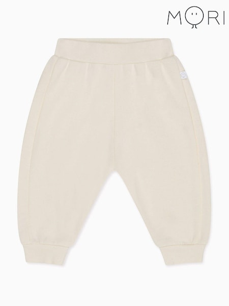 MORI Cream Cotton And Bamboo Super Soft Stretchy Joggers (AG5345) | 28 € - 31 €