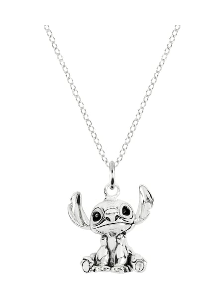 Peers Hardy Silver Tone Disney Lilo and Stitch Pendant Necklace (AG5397) | €77