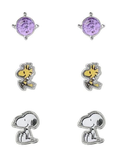 Peers Hardy Natural Peanuts Snoopy Trio Earring Set (AG5412) | €16.50