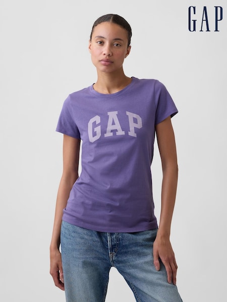 Lila - Gap Logo Short Sleeve T-shirt