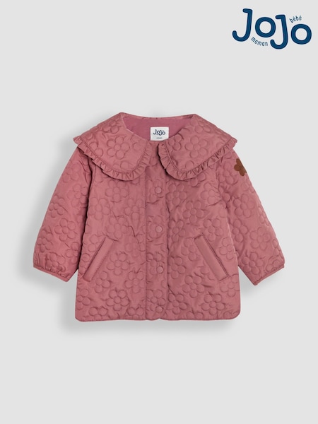 JoJo Maman Bébé Floral Quilted Jacket (AG5628) | €64 - €71