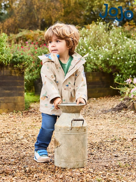 JoJo Maman Bébé Dinosaur Print Waterproof Jacket (AG5629) | 63 € - 66 €