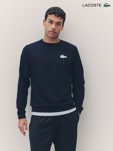 Lacoste Cotton Fleece Loungwear Sweatshirt (AG5680) | 447 LEI