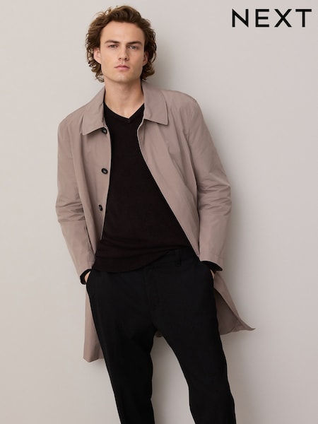 Stone Lightweight Shower Resistant Trench Coat (AG5710) | €74