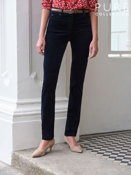 Pure Collection Washed Velvet Jeans (AG5723) | €154