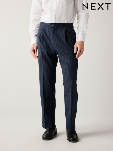 Laivasto - Slim Fit Striped Suit Trousers (AG5779) | €69