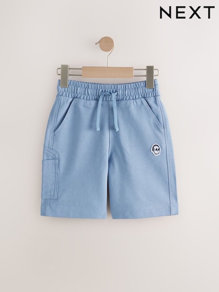 Mid Blue 100% Cotton Carpenter Shorts (3-16yrs) (AG5813) | R$ 110 - R$ 155