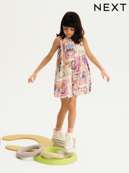 Cream Lilo and Stitch Playsuit (3-16yrs) (AG5857) | €22.50 - €30