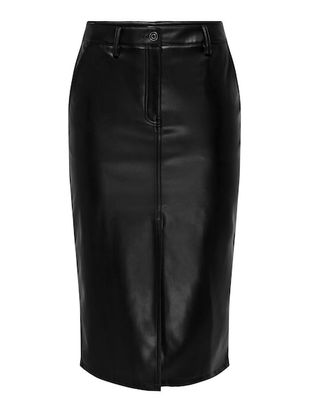 JDY PU Midi Split Skirt (AG5890) | 21 €