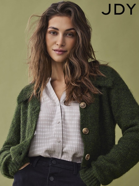 JDY Collard Knitted Button Down Cardigan (AG5896) | € 21