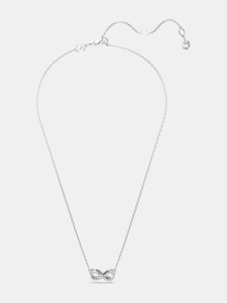 Swarovski White Pavé Infinity Rhodium Plated Hyperbola Pendant Necklace (AG5911) | €68