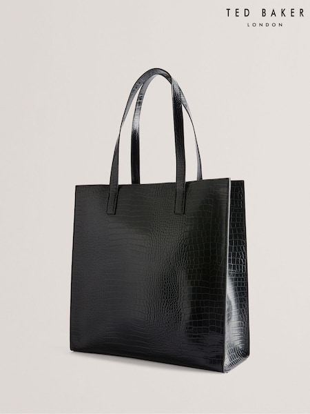 Ted Baker Croccon Croc Effect Large Icon Bag (AG6997) | 372 LEI