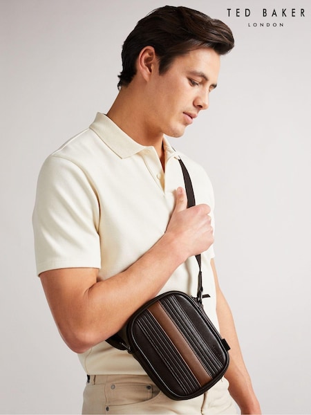 Maro - Geantă de zbor din PU cu dungi Ted Baker Everver (AG6999) | 447 LEI