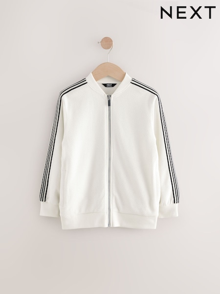 Ecru, Weiß - Schicke Bomberjacke (3 bis 16 Jahre) (AG7027) | 30 € - 42 €