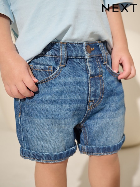 כחול בהיר - Denim Shorts (3mths-7yrs) (AG7271) | ‏38‏₪ - ‏46‏ ₪