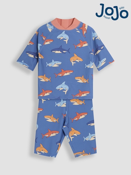 JoJo Maman Bébé Shark 2-Piece Sun Protection Suit (AG8186) | €38 - €41