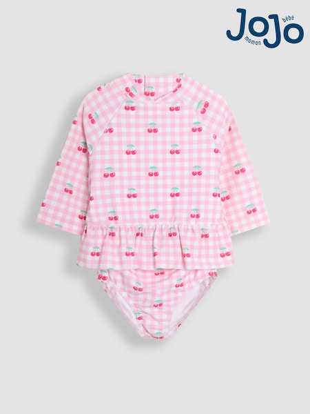 JoJo Maman Bébé Gingham Rash Vest Set 2 Piece (AG8191) | €38 - €41