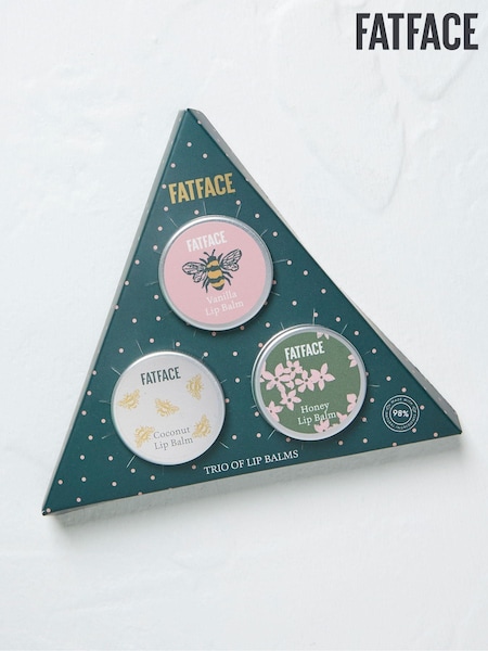 FatFace MultiColour Trio Lip Balm Gift Set (AG8486) | €16.50