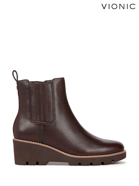 Vionic Wide Fit Aria Leather Ankle Boots (AG8523) | 1,117 LEI