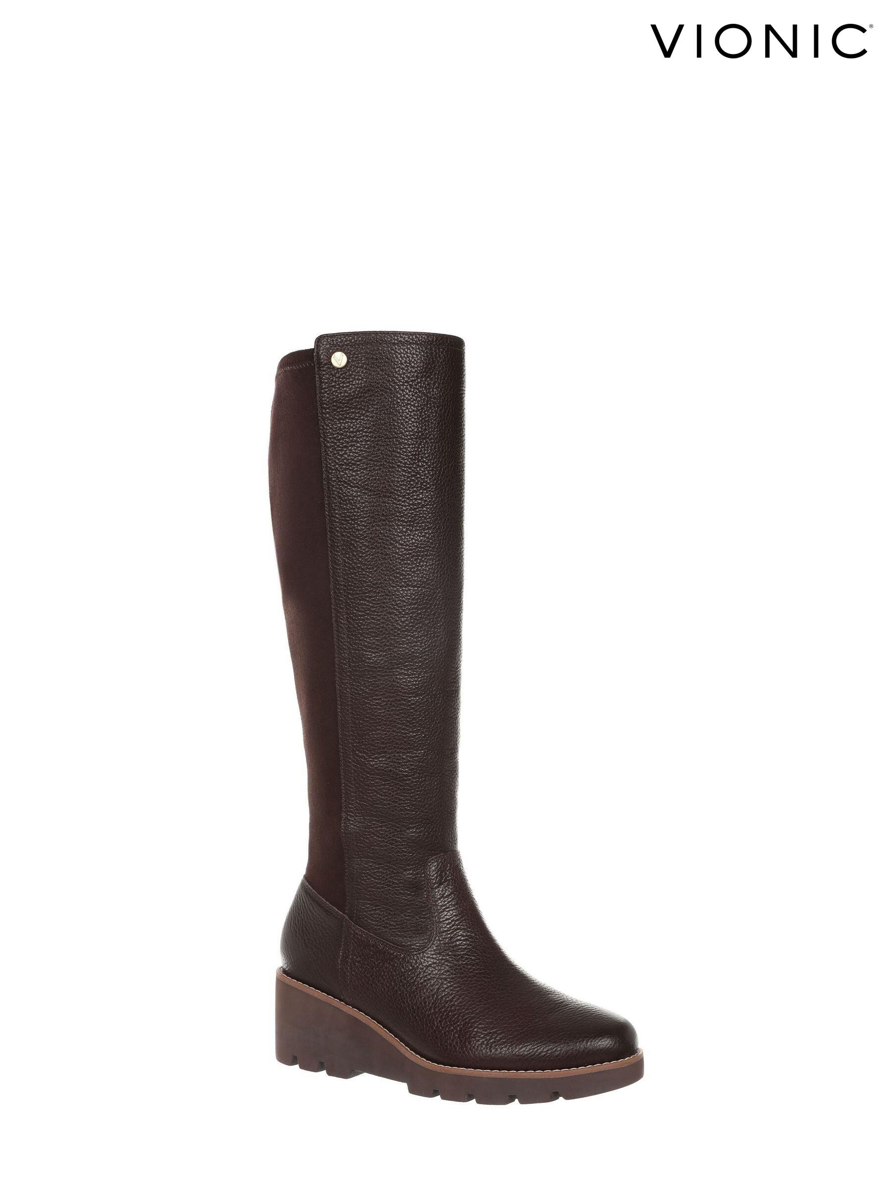 Boots Vionic Brown Mid Plain Footwear Next Luxembourg