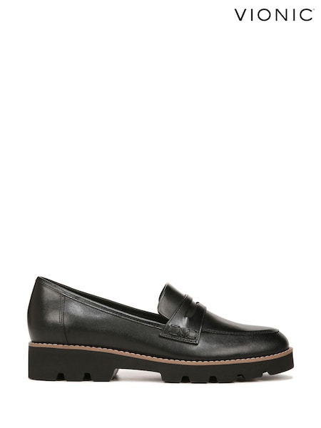 črna - Vionic Cheryl II Regular Fit Slip On Loafers (AG8570) | € 171