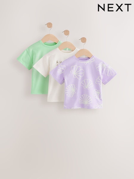 Morado lila - Tops 3 Pack (3mths-7yrs) (AG8674) | 21 € - 26 €