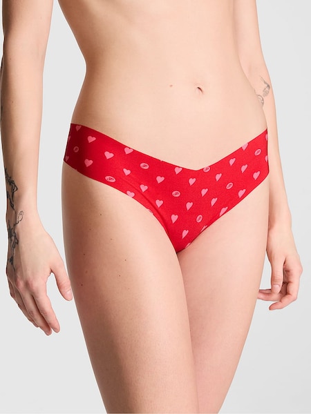 Victoria's Secret PINK Vermillion Red Heart Thong Knickers (AG8797) | €10.50