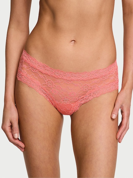 Victoria's Secret Coral Ribbon Orange Cheeky Knickers (AG8803) | €10.50