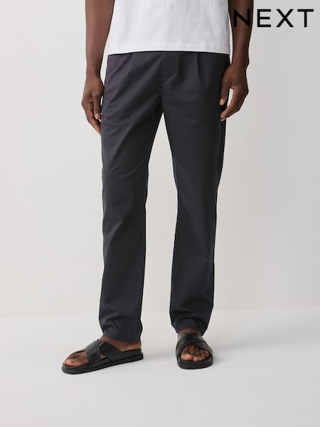 Azul marino - Lightweight Stretch Chino Trousers (AG8973) | 37 €
