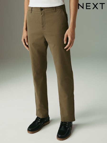 Hellbraun - Textured Chino Trousers (AG9033) | 48 €