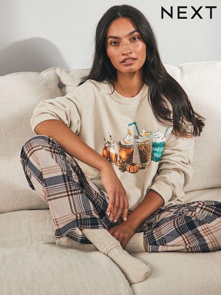 Neutral Pumpkin Latte Sweatshirt (AG9086) | €19
