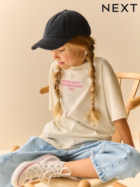 Black Baseball 100% Cotton Cap (1-16yrs) (AG9110) | €8 - €14