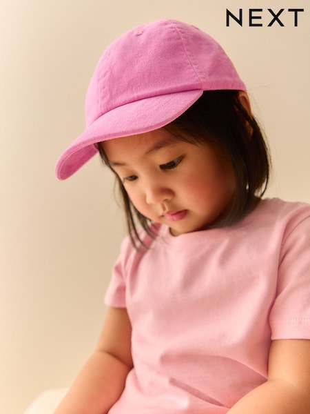 Bright Pink Baseball 100% Cotton Cap (1-16yrs) (AG9113) | €8 - €14