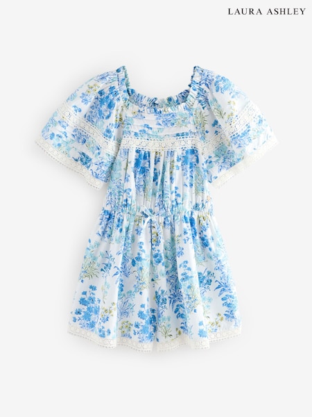 Laura Ashley 100% Cotton Megan Floral Playsuit (AG9171) | 216 LEI - 246 LEI