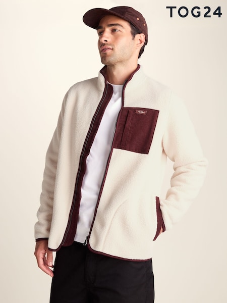 Cream - Regular Tog 24 Samson Thermal Sherpa Fleece Jacket
