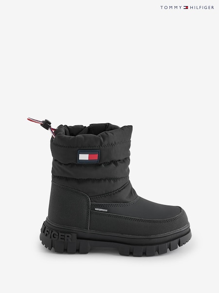 Tommy Hilfiger Black Faux Fur Boots (AG9226) | €105 - €111