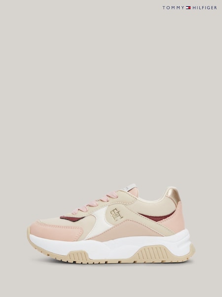Tommy Hilfiger Pink Low Cut Velcro Trainers (AG9303) | €86 - €91