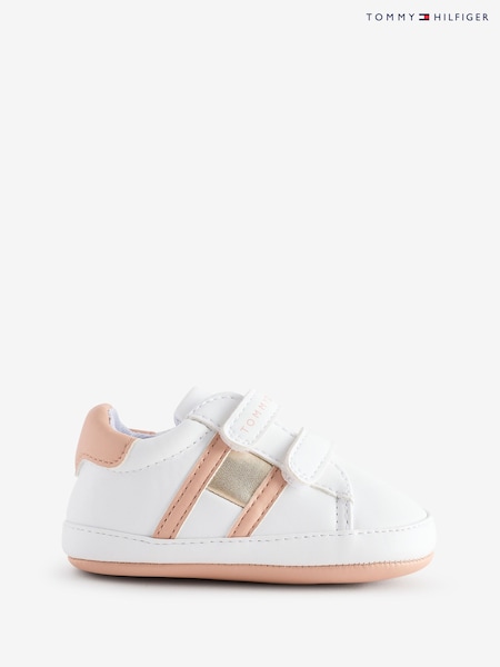 Tommy Hilfiger Flag Low Cut Touch Fasten Trainers (AG9307) | 219 LEI