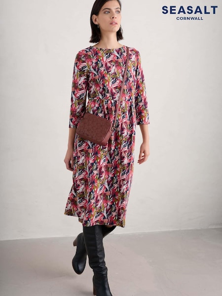 Seasalt Cornwall Pink Sea Strewn Dress (AG9373) | €52