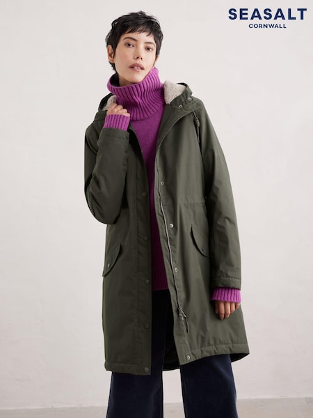 Зеленый - Seasalt Cornwall Plant Hunter Coat (AG9394) | €261