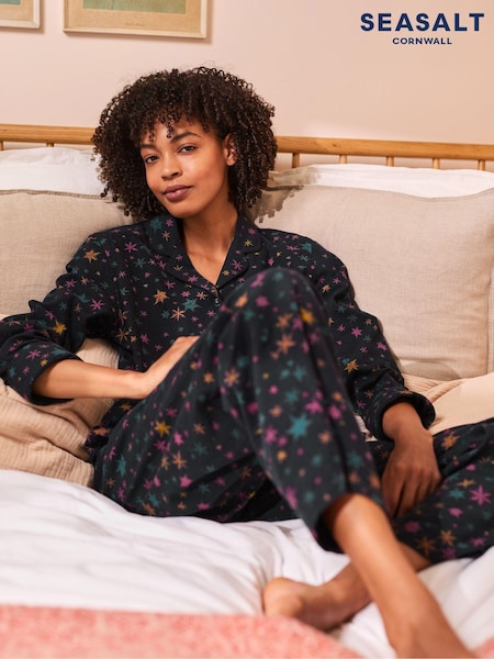 Seasalt Cornwall 100% Cotton Multi Simple Stars Pyjamas (AG9398) | ‏148 ر.ق.