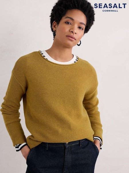 Seasalt Cornwall Yellow Fruity II Jumper (AG9412) | AED192