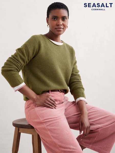 Seasalt Cornwall Green Fruity Jumper (AG9416) | AED192