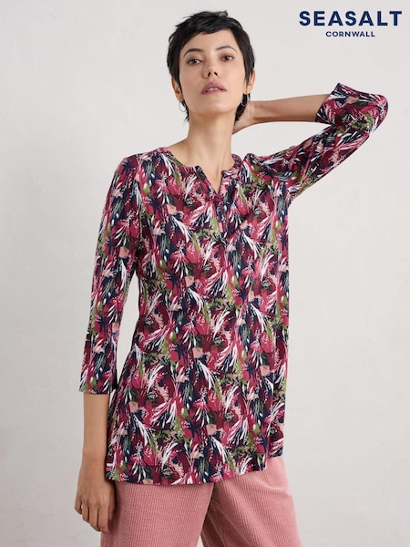Seasalt Cornwall Pink Risso Top (AG9440) | AED125